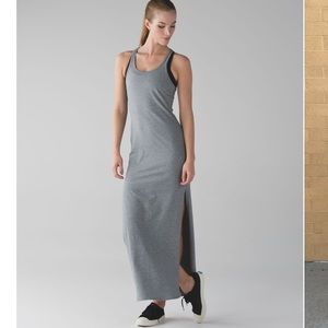 Lululemon Refresh Maxi Dress II - heather grey